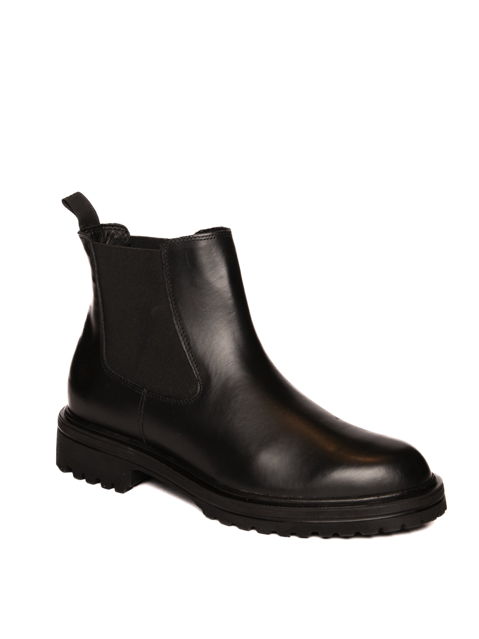 BRAWN'S beatles in pelle nero<BR/> 22105750 SPAZ-NERO