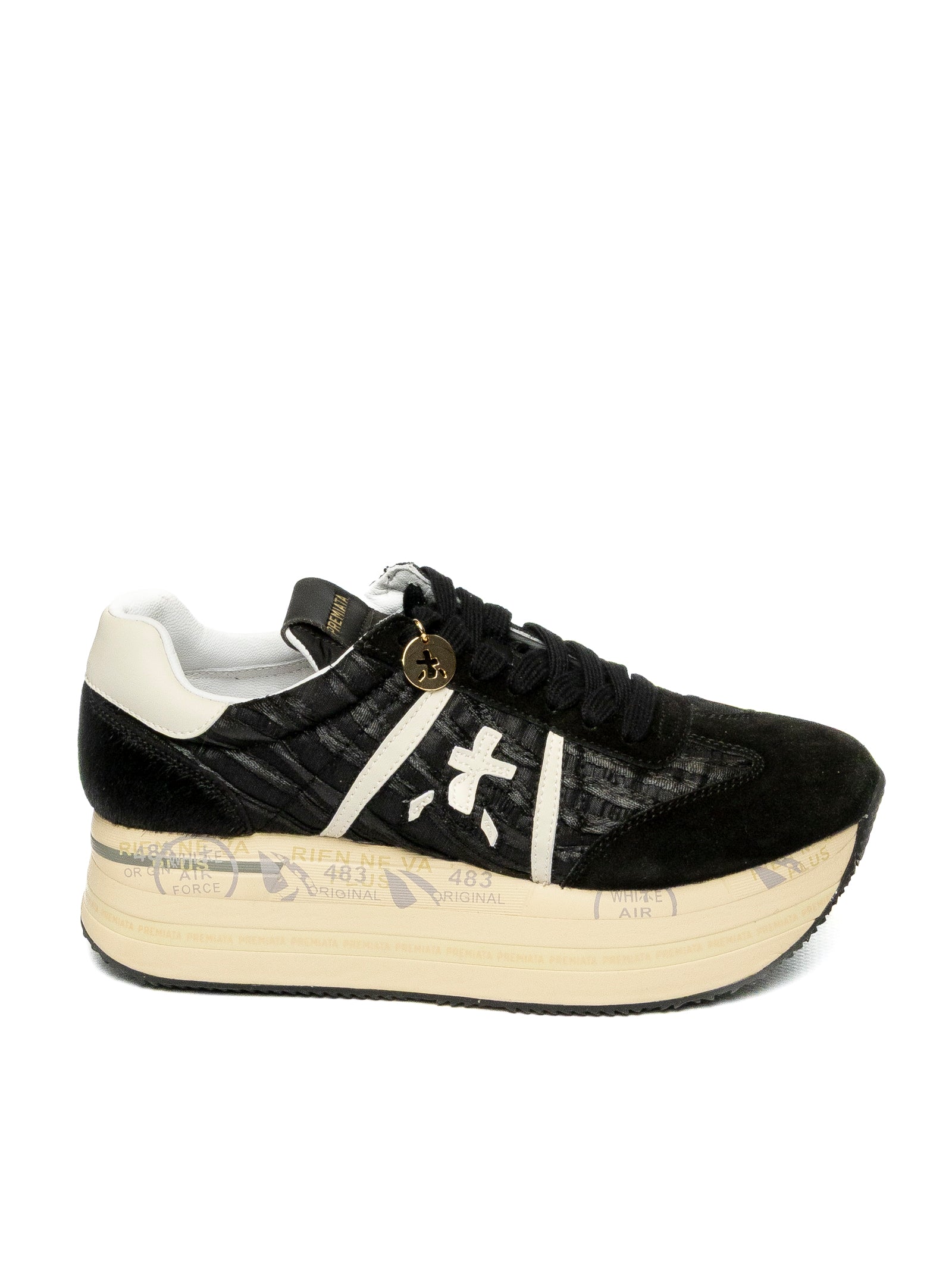 PREMIATA Sneaker beth nero BETH CAVAL/CAM-7740