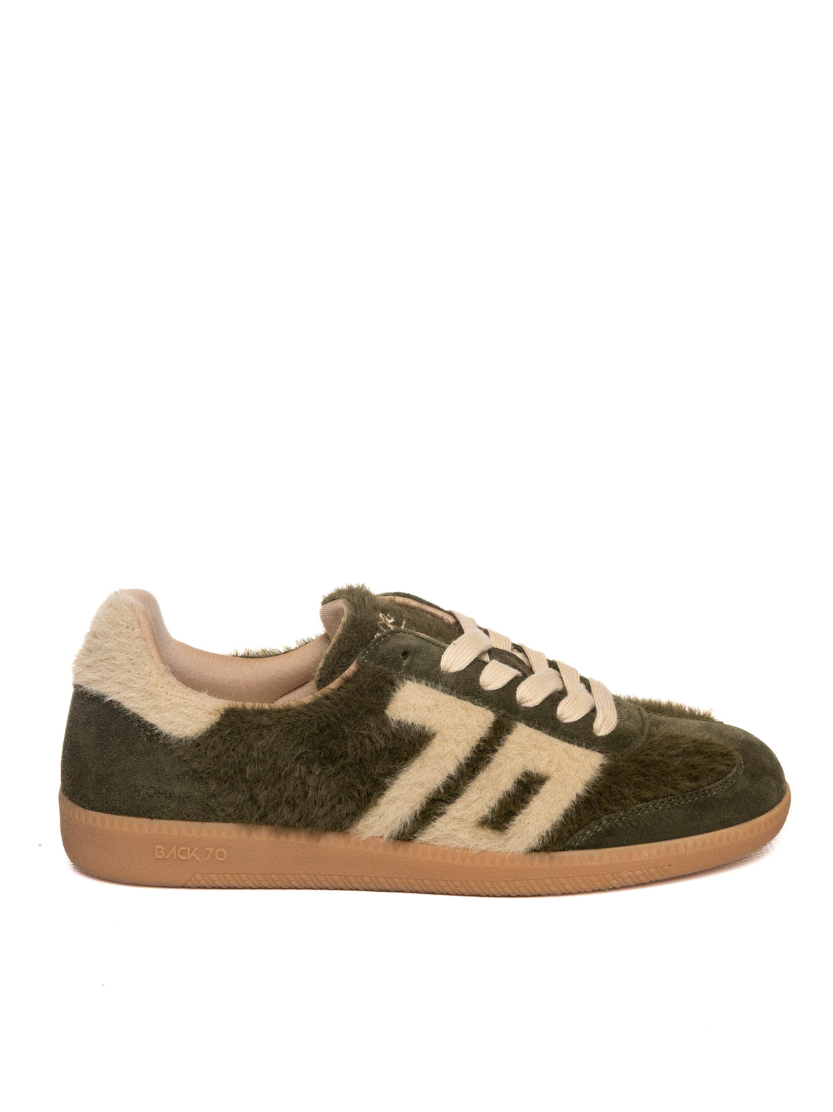 BACK 70 MOHAIR M104-FOREST/BEIGE