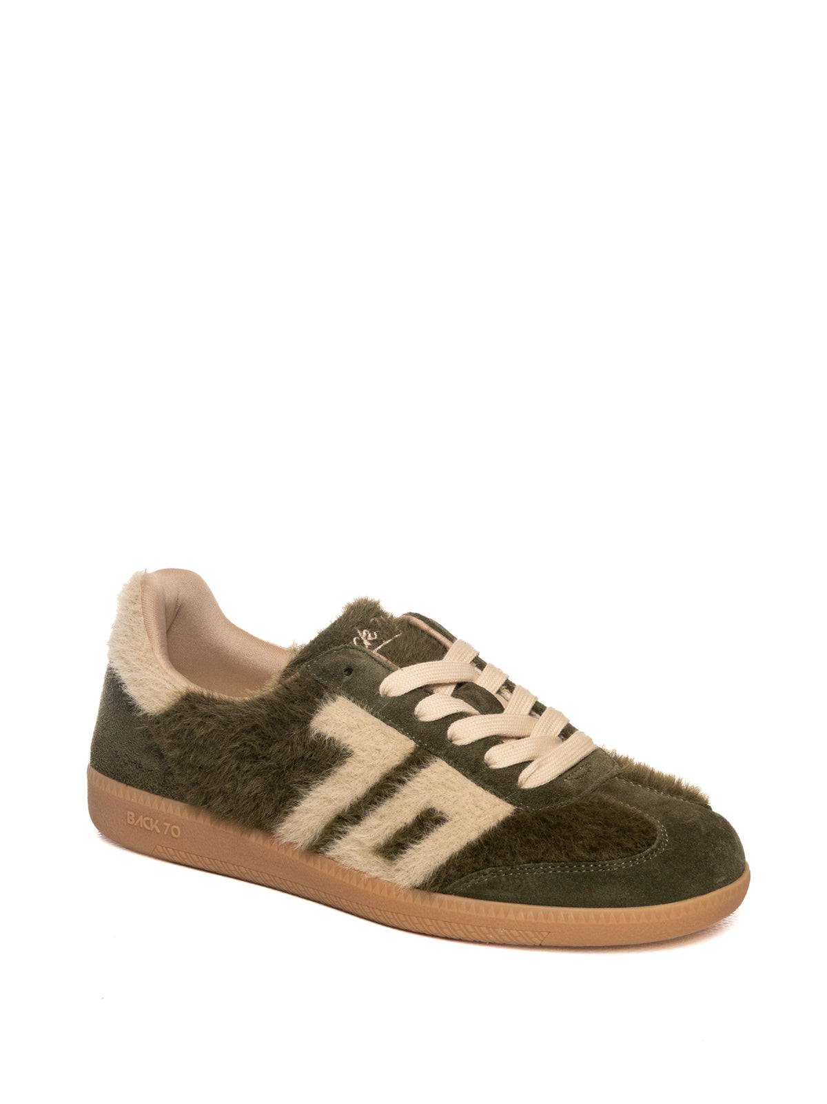 BACK 70 MOHAIR M104-FOREST/BEIGE