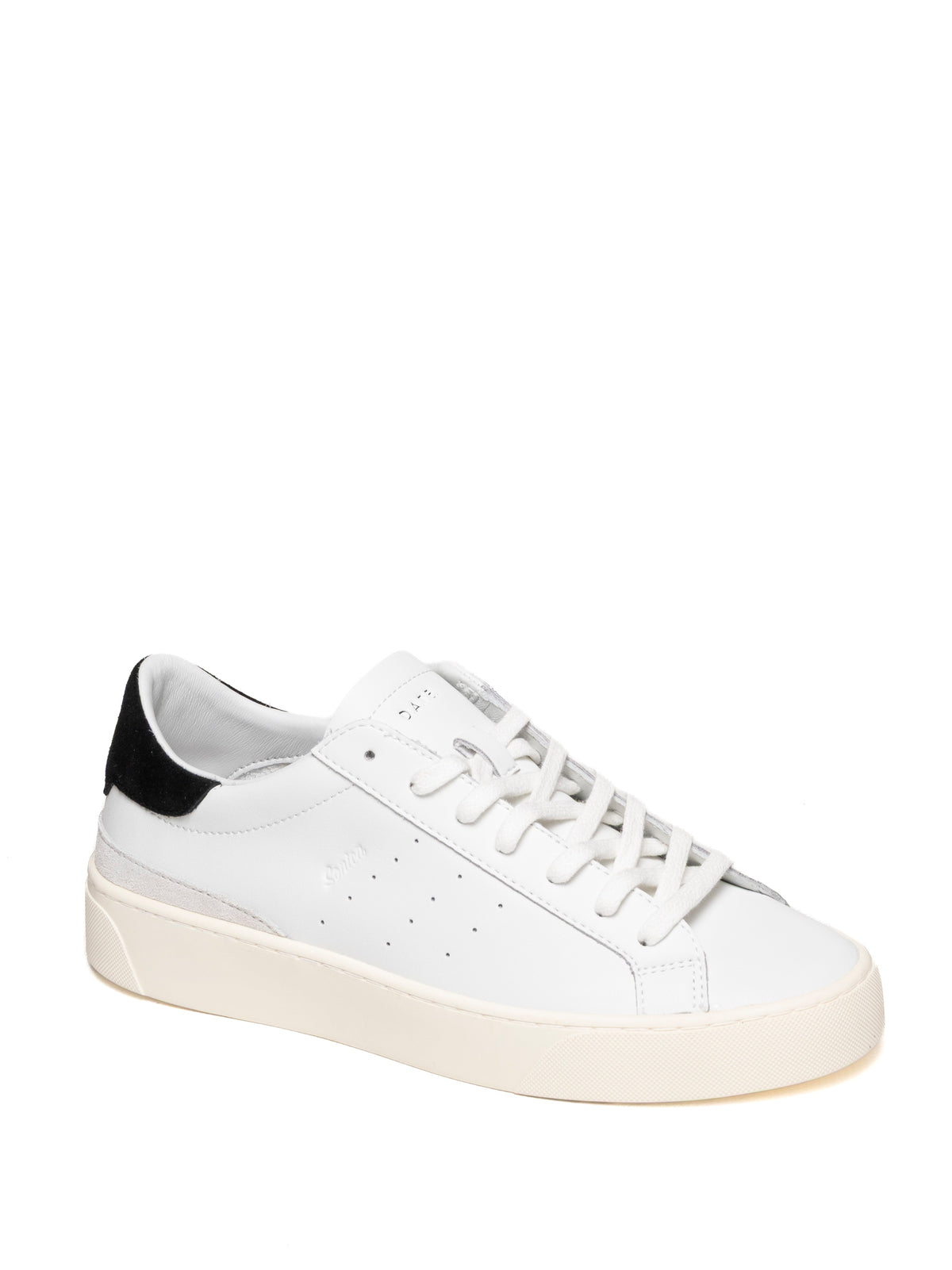 D.A.T.E. SONICA CALF-WHT/BLK