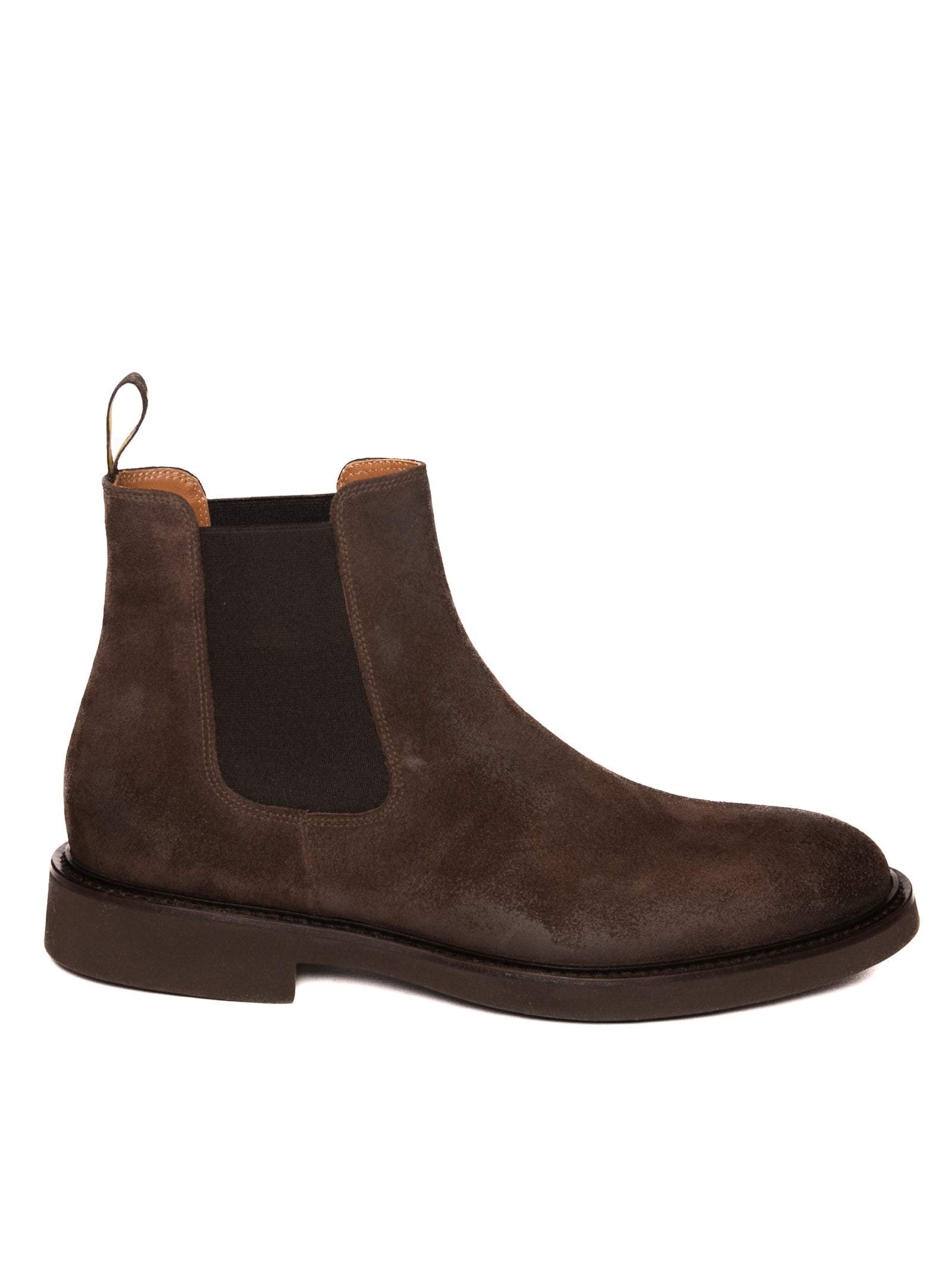 DOUCAL'S beatles in camoscio testa di moro<BR/> 1343 VISONE-TERRE
