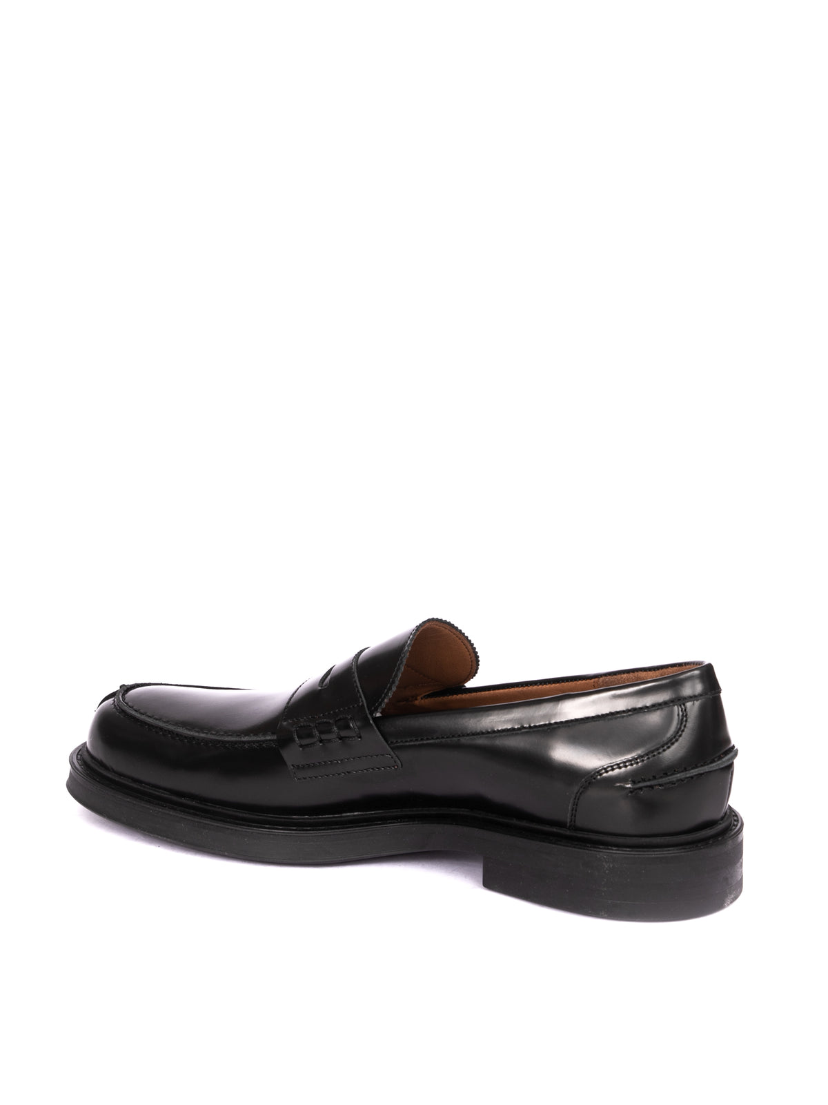 FRAU mocassino in pelle semilucida nero <BR/> A73Z8 STEPHANE-NERO