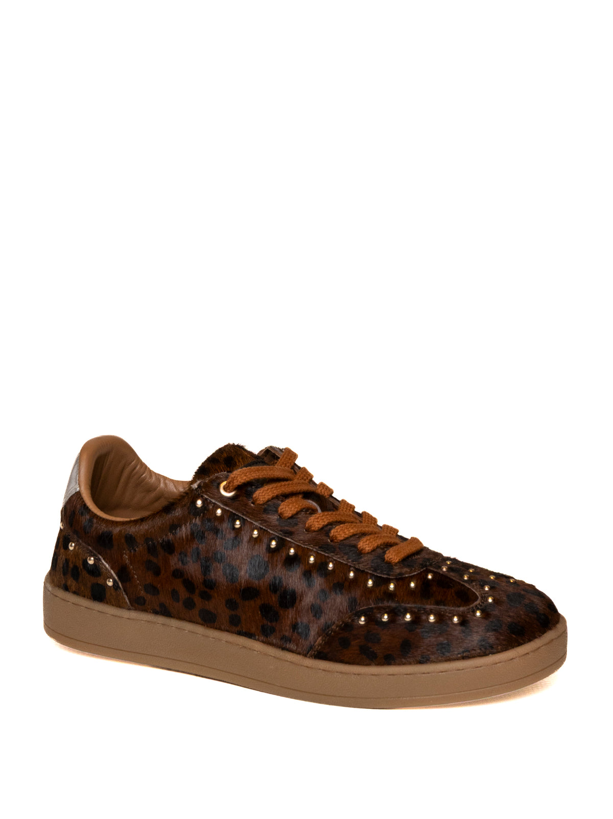 GIOSEPPO Sneaker bassa cavallino leopardo 80209 CAV-LEOPARDO