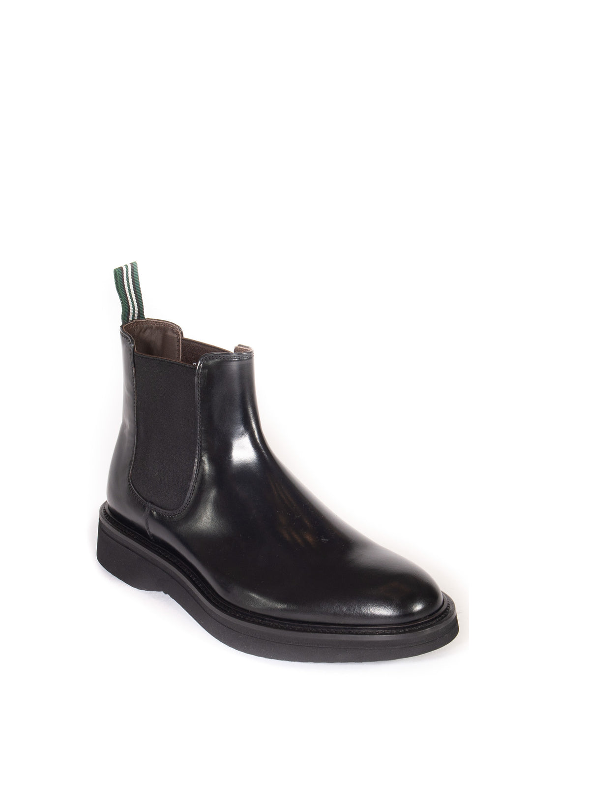 GREEN GEORGE beatles in pelle nero 5079 POLISHED- NERO
