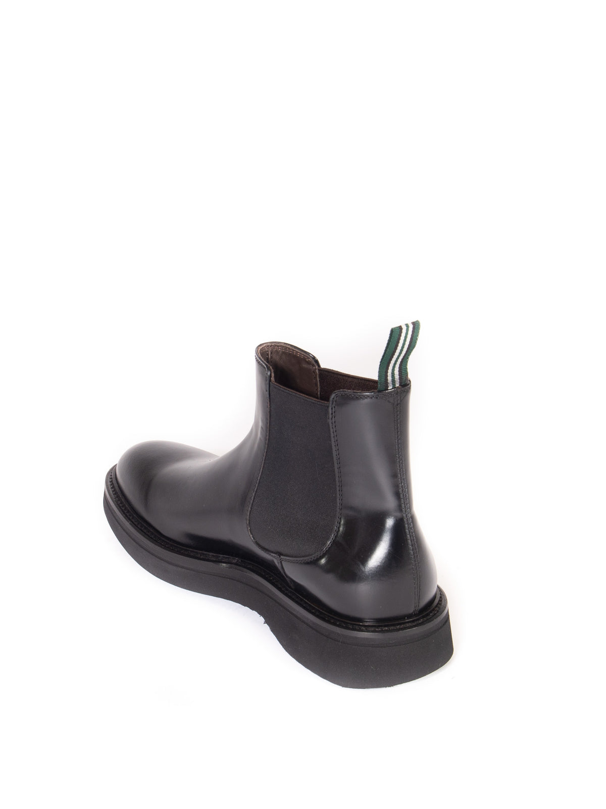 GREEN GEORGE beatles in pelle nero 5079 POLISHED- NERO