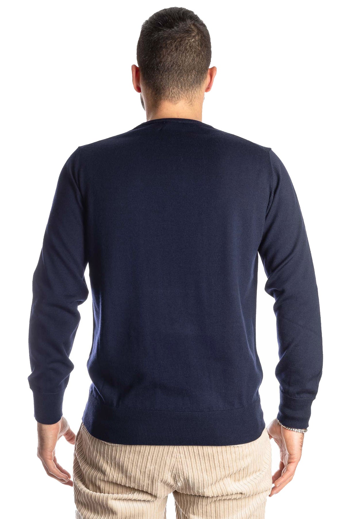 REFRIGIWEAR pullover bennet blu scuro<BR/> M26908 BENNET-F03700