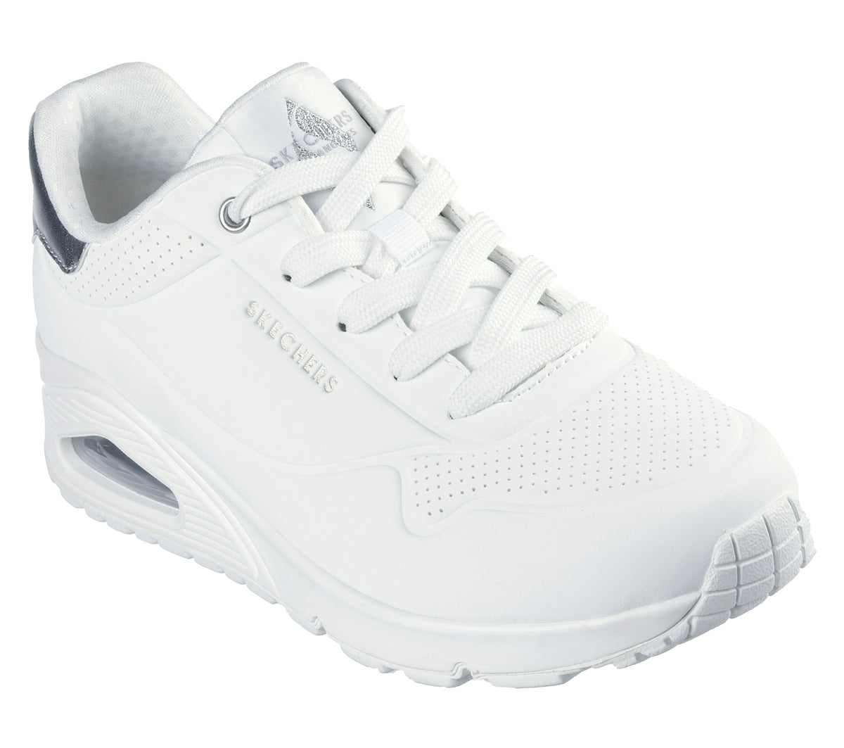 SKECHERS Sneaker uno golden bianco/silver 177094 UNO - GOLDEN AIR-WSL