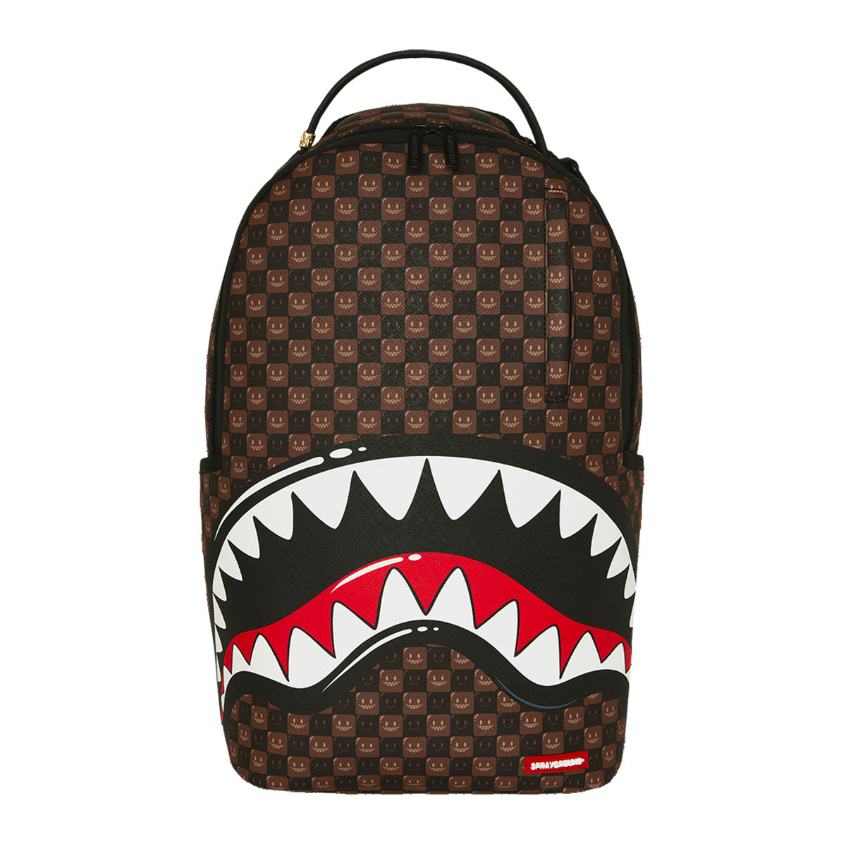 SPRAYGROUND 910B8634NSZ SHARKS BUBBLE-BROWN CHECK