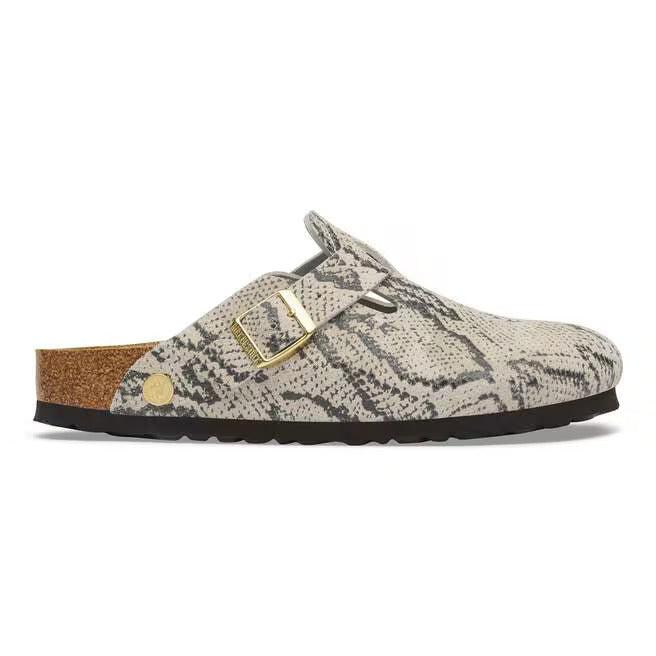 BIRKENSTOCK Sabot boston snake oyster BOSTON SNAKE 1033086-OYSTER