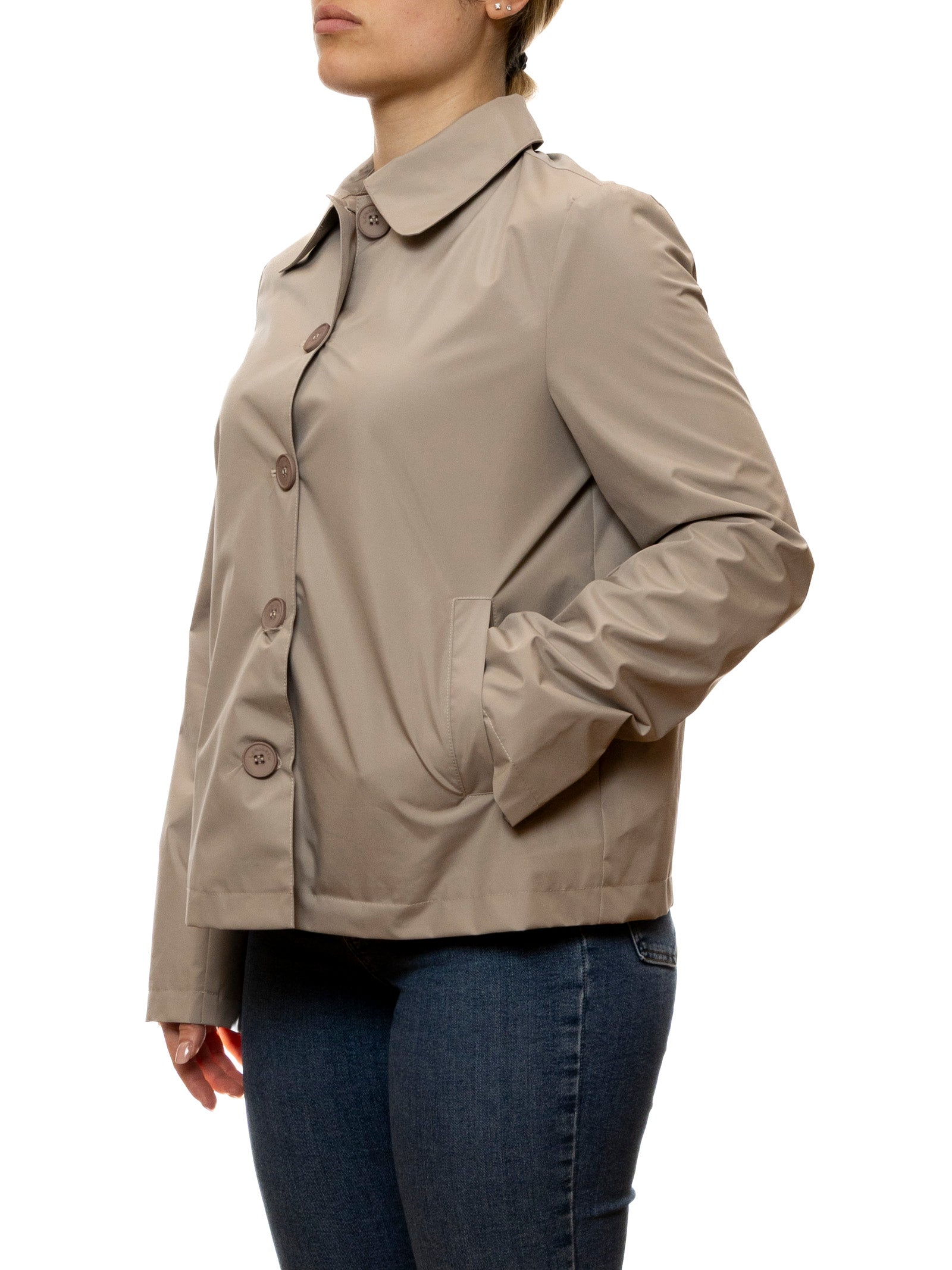 CENSURED giubbino nylon taupe JWC-188 TPOL5-132