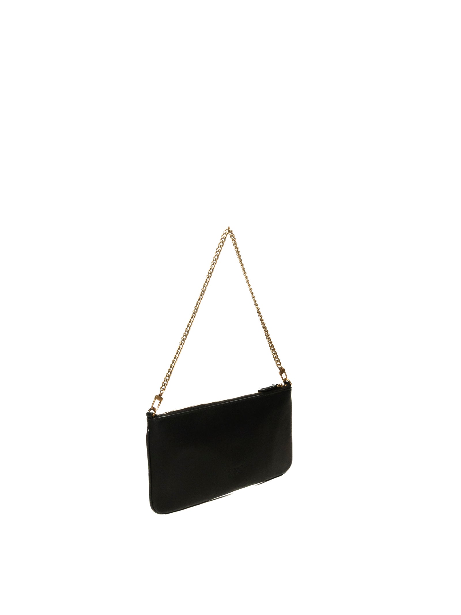 PINKO borsa a spalla horizon flat nera/oro 102747-A0F1 HORIZON.FLAT-Z99Q