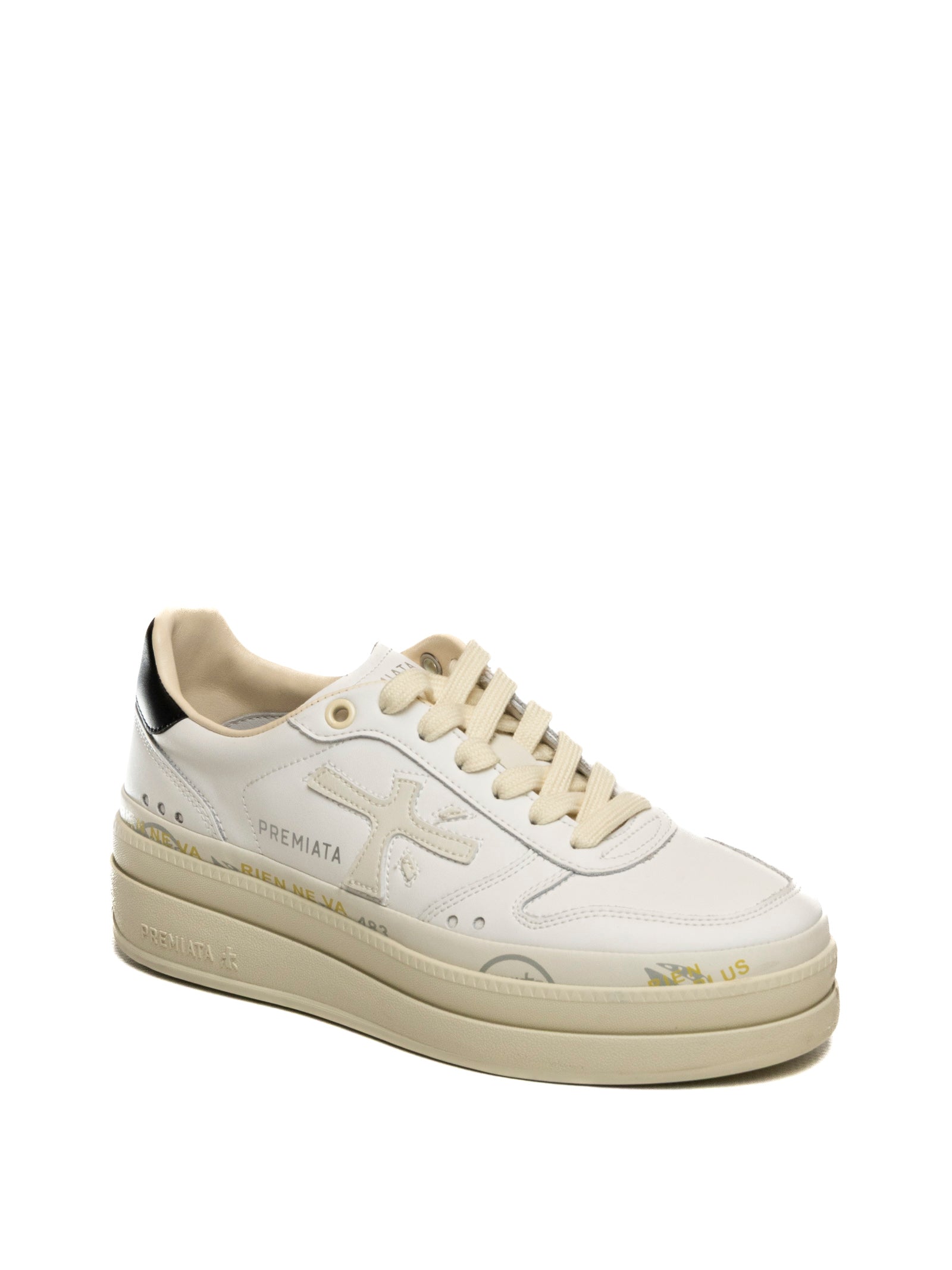 PREMIATA Sneaker micol bianco/nero MICOL 8197-WHITE/BLACK