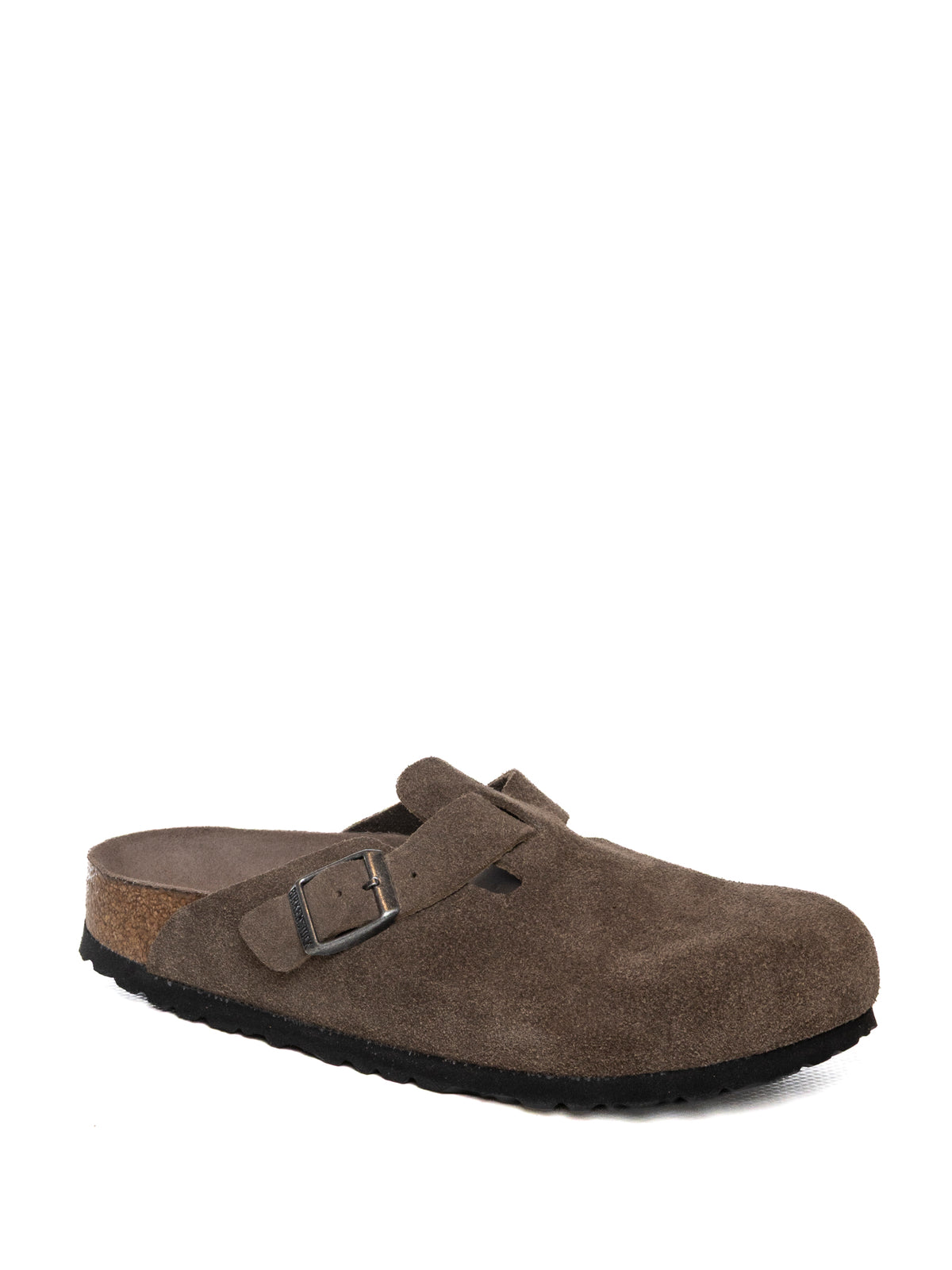 BIRKENSTOCK Sabot Boston camoscio grigio BOSTON 1032213-GREY