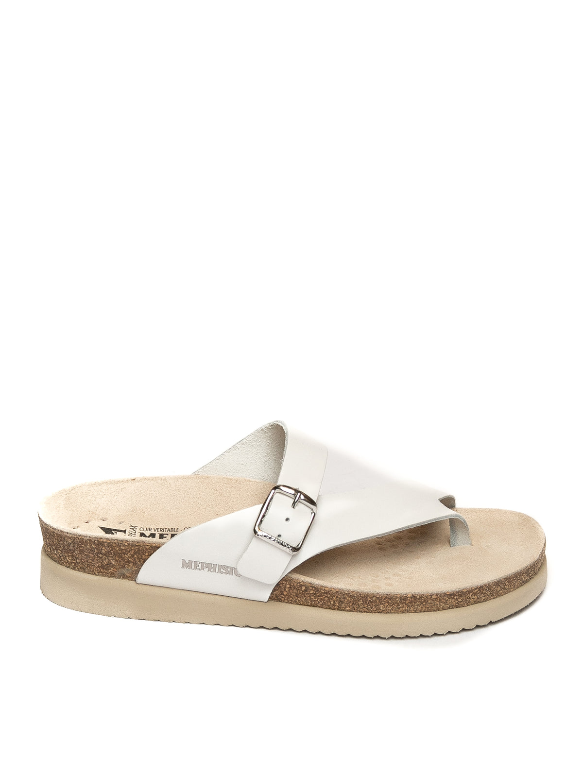 MEPHISTO Infradito helen pelle bianco HELEN SANDANYL-2830
