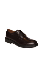 BRAWN'S Derby pelle spazzolata bordò 19103642 SPAZ-BORDO 