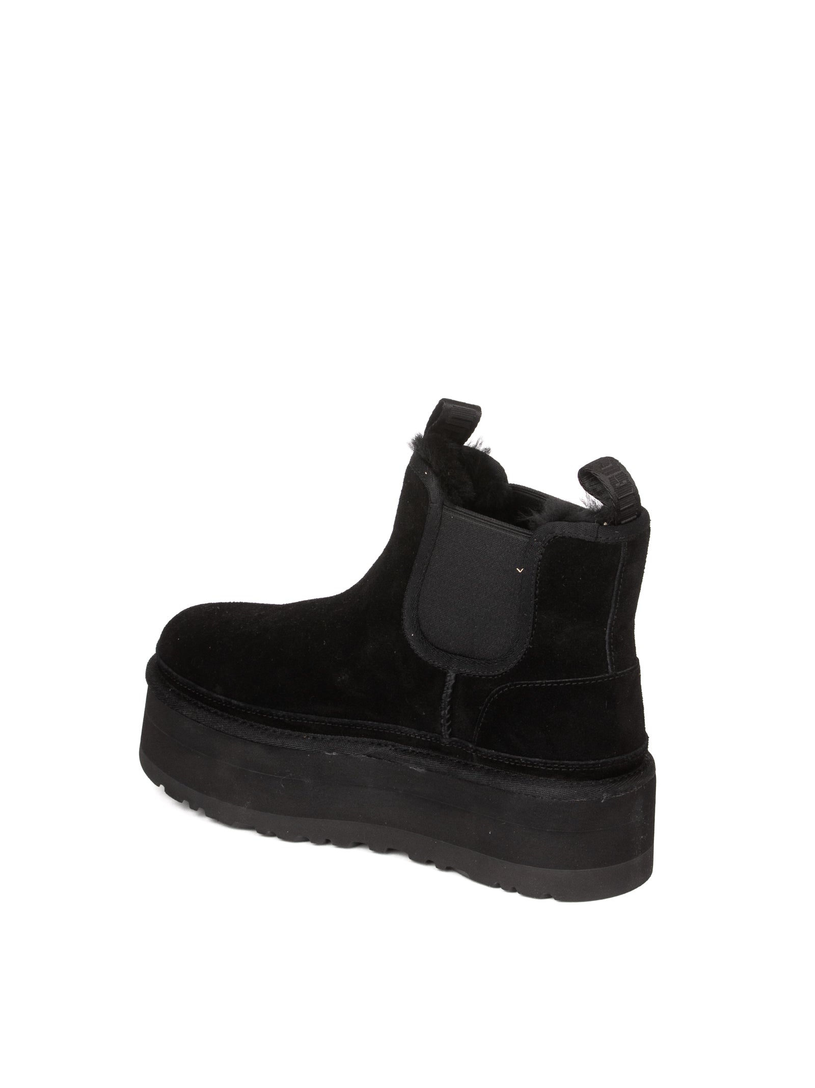 UGG stivale chelsea neumel nero<BR/> NEUMELPLATFORMCHELSEA MONTONE-BLK 