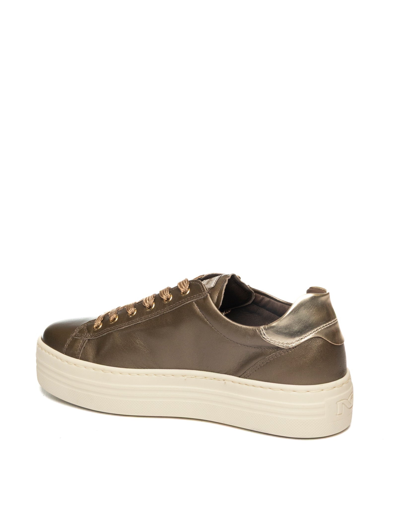 NERO GIARDINI Sneaker pelle bronzo 514185 BAGOYA-BROWN 