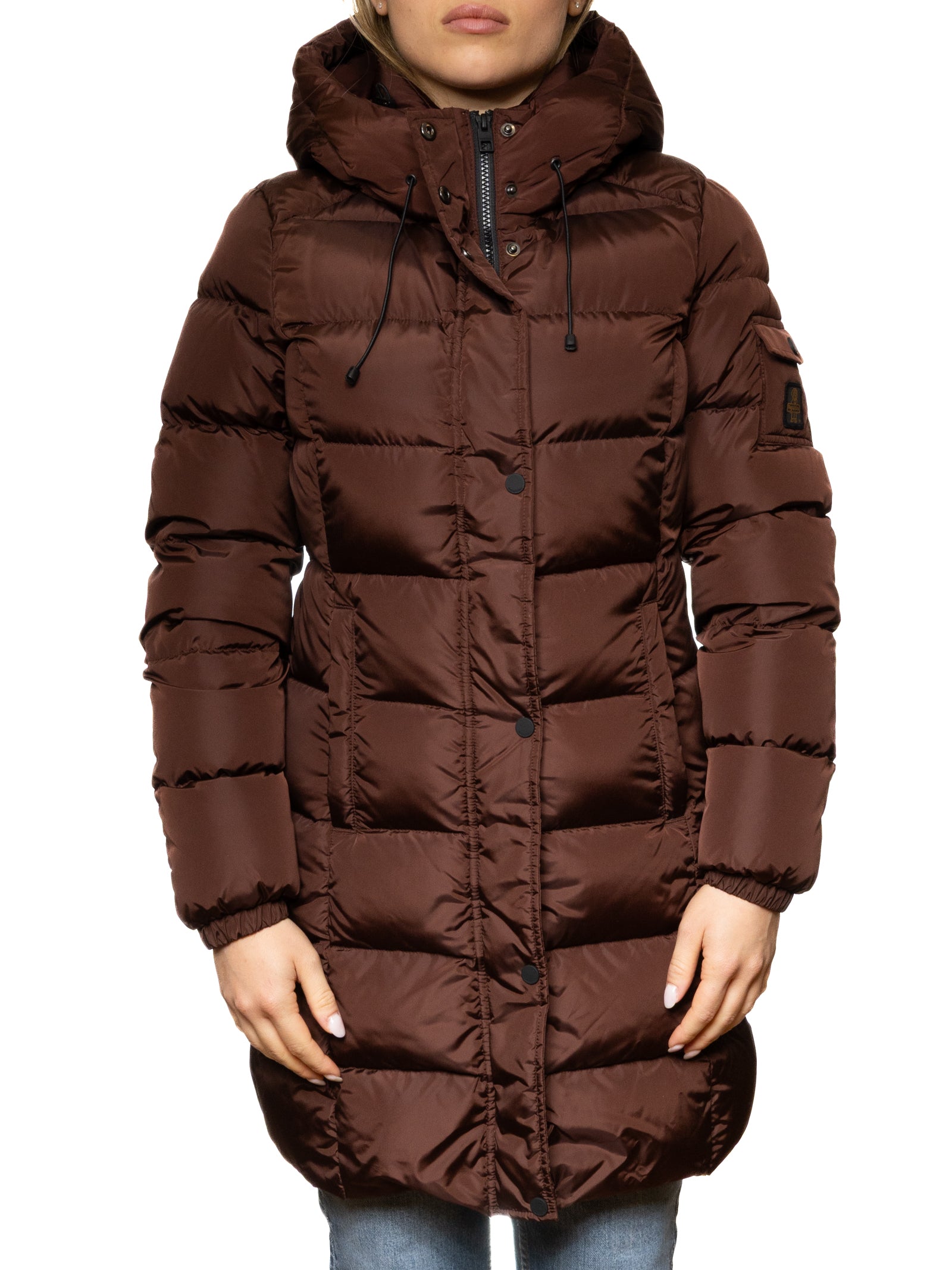 REFRIGIWEAR piumino longhunter marrone W02708 LONGHUNTER-H01419 