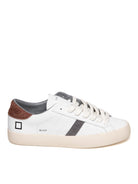 D.A.T.E.  HILL LOW U CALF-WHT/BORD 