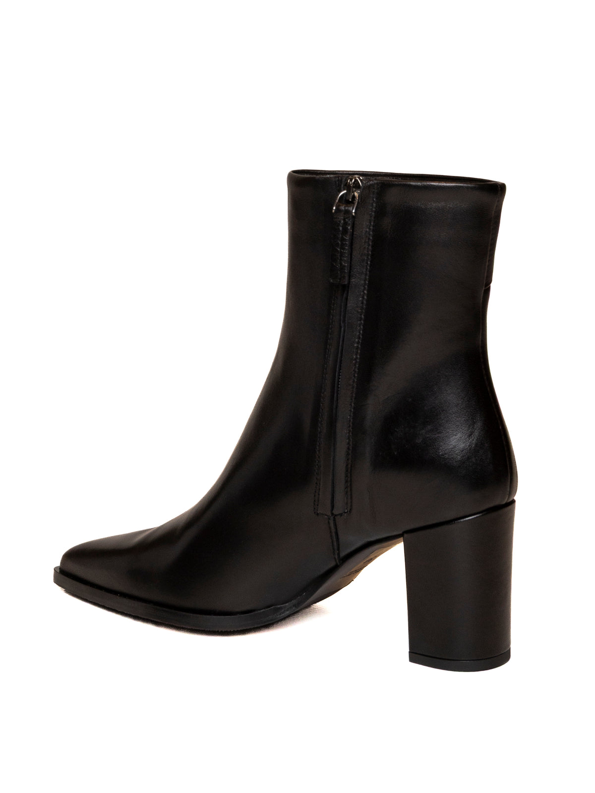 FRANCO RUSSO Tronchetto in nappa nero 287731 NAPPA-NERO 