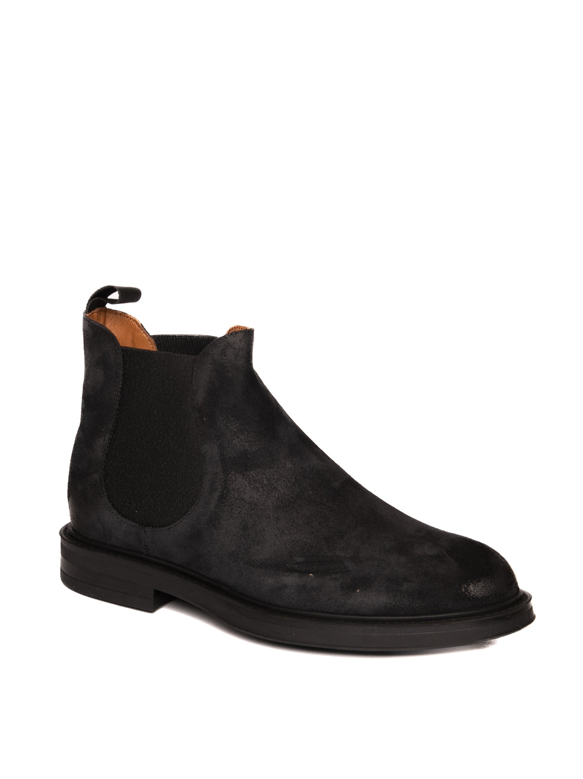 FRAU beatles in pelle scamosciata blu<BR/> A73C3 WAXY-BLU 