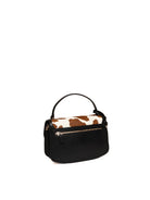 Borsa a tracolla maculata Guess vista posteriore con tasca con zip e tracolla