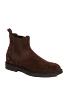 HENDERSON stivaletto in camoscio marrone <BR/> 82503 SUEDE-FONDENTE 