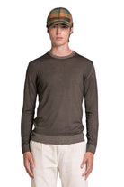IMPURE pullover merino grigio TRENT MERINOS-C02 