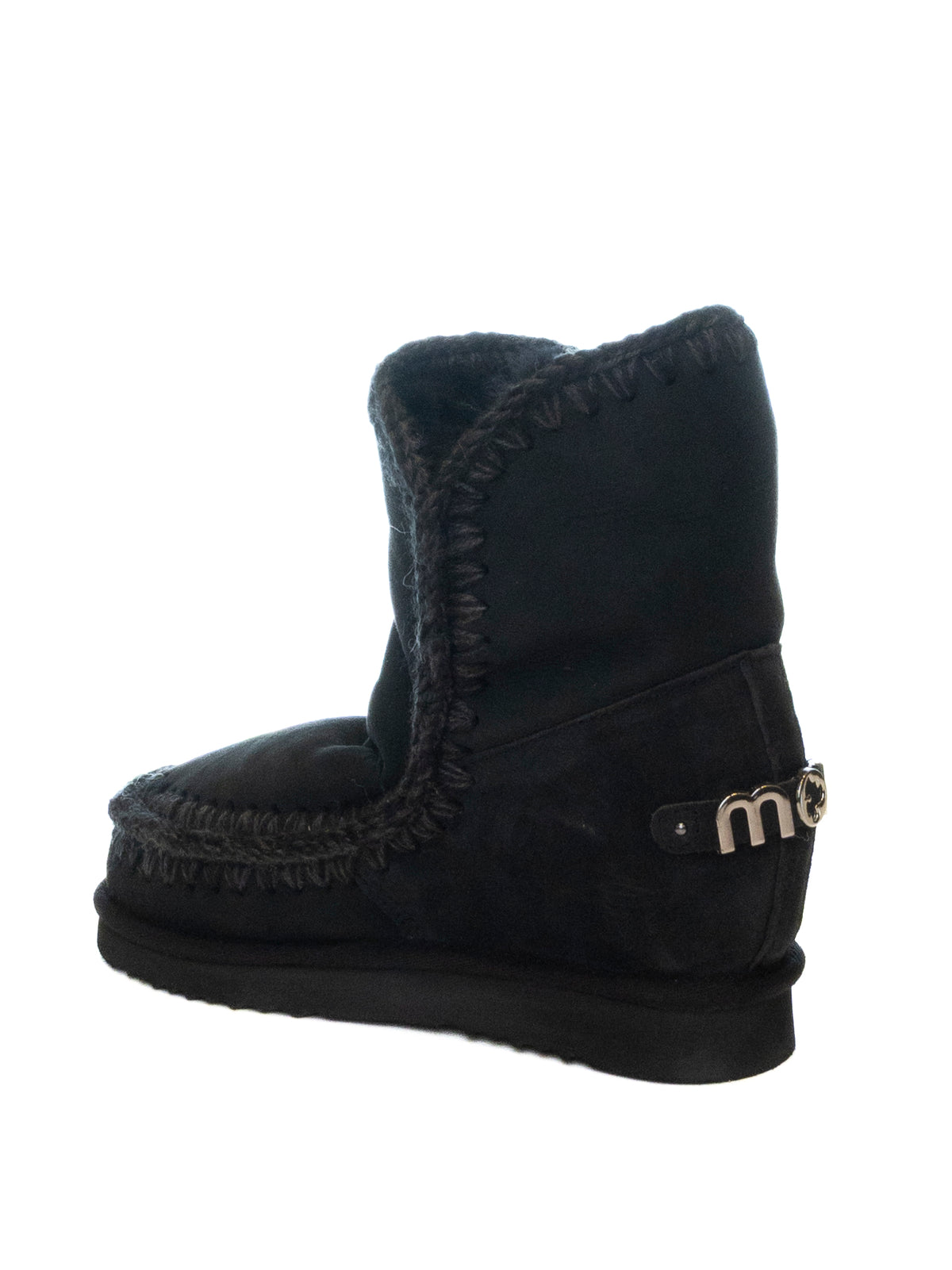 MOU Stivaletto eskimo innerwedge nero INNER,METALLOGO 121013A-BKB 