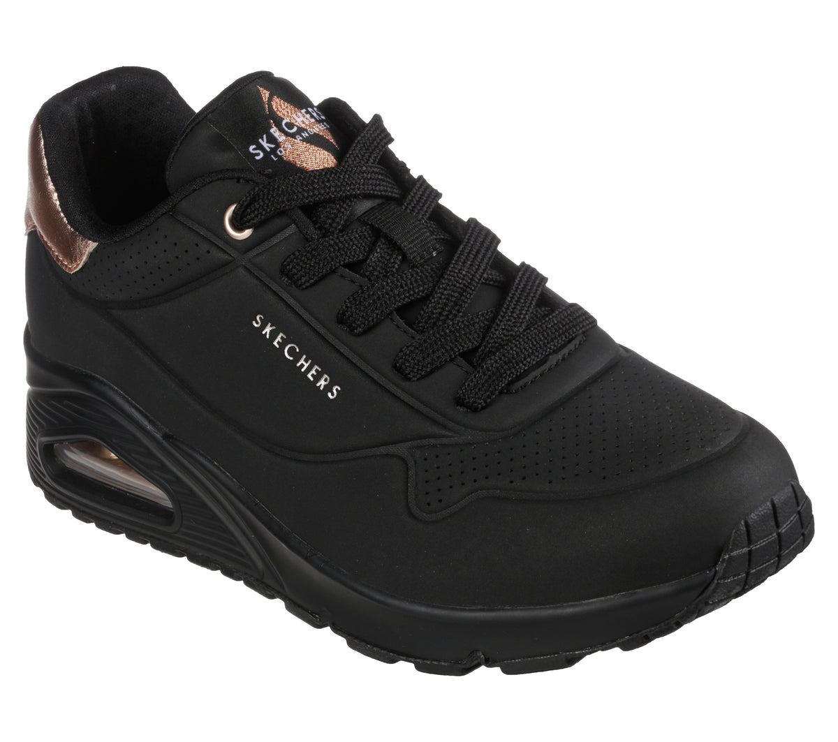 SKECHERS Sneaker uno nero/rame 177094 UNO - GOLDEN AIR-BBK 