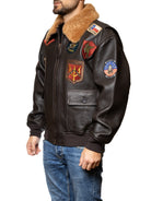 TOP GUN  TOPGUN PELLE-BROWN 