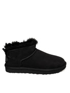 UGG Stivaletto Ultra Mini camoscio nero ULTRAMINIBAILEYBOW 1185491-BLK 
