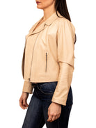 PK BY PASKAL Chiodo 073 crema 073 NAPPA COL-CREMA 