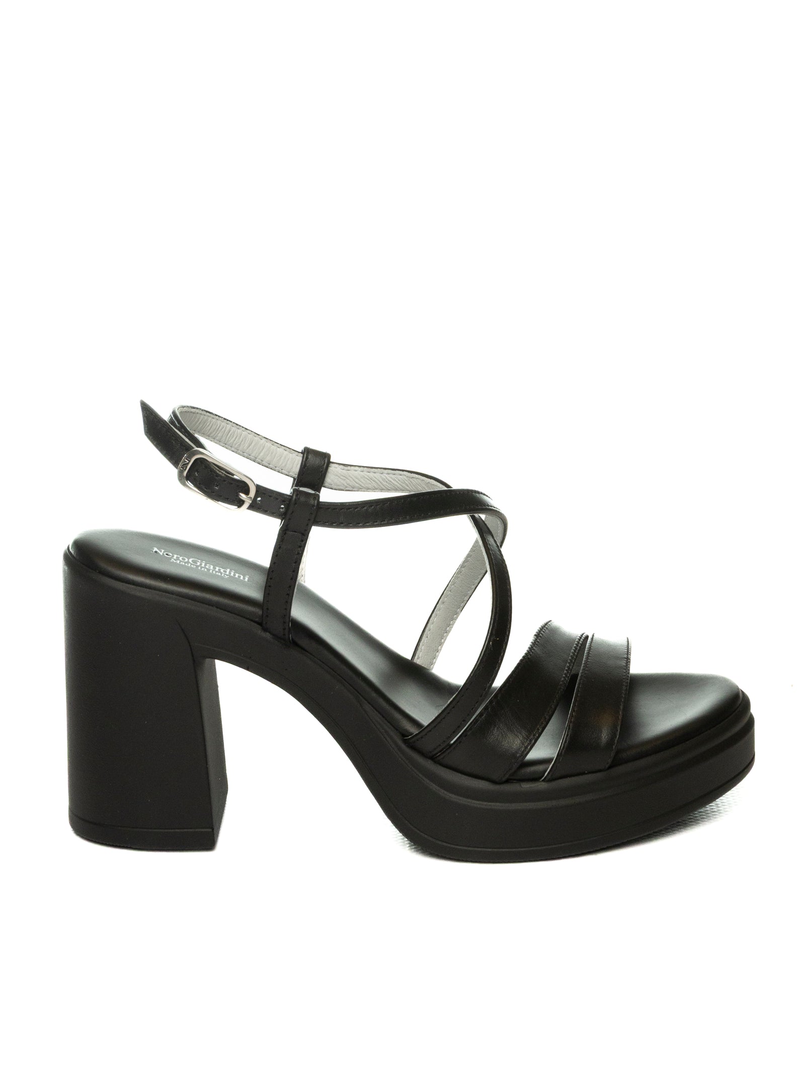 NERO GIARDINI Sandalo pelle nero 513660 BAROLO-NERO 