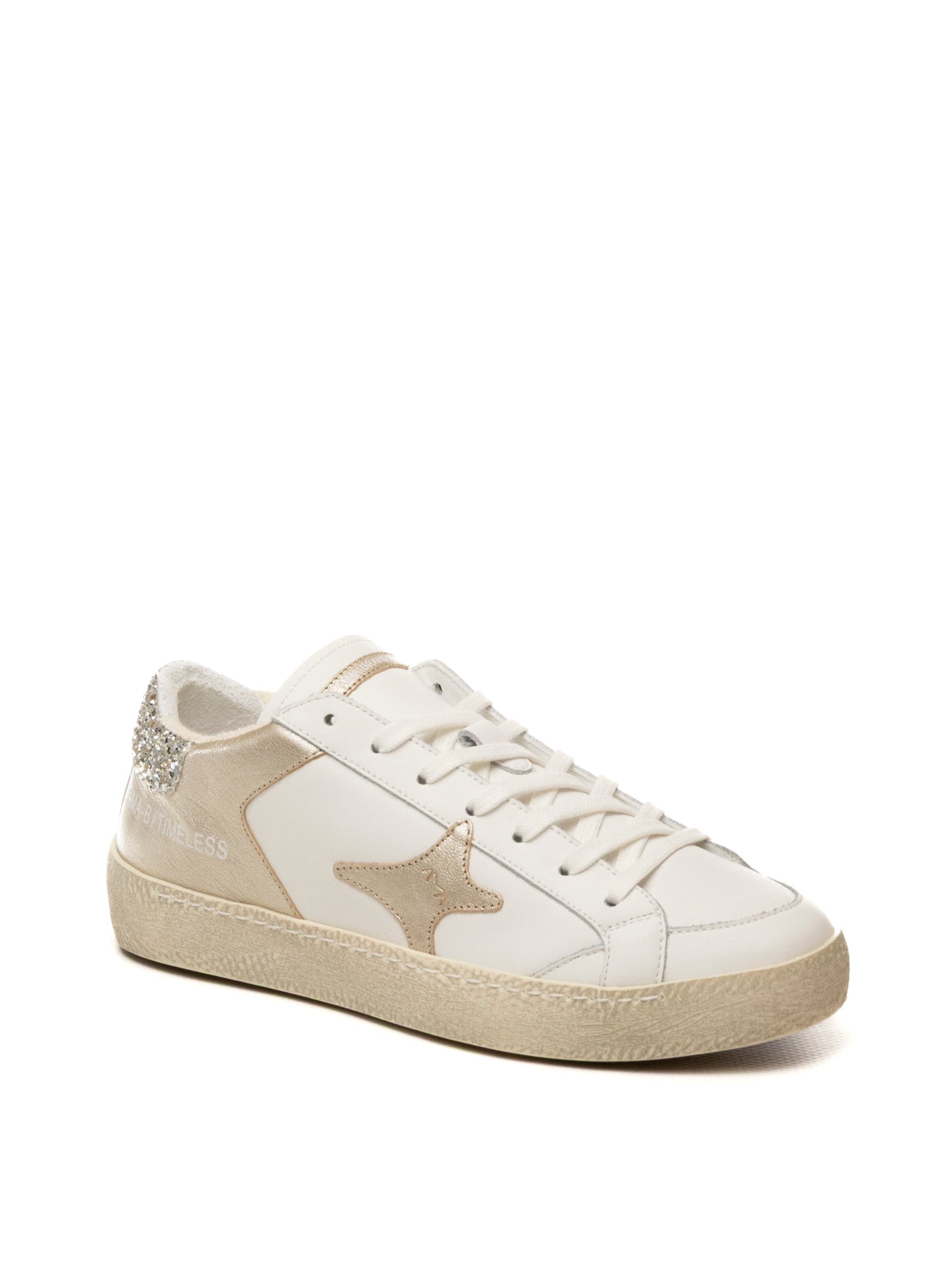 AMA BRAND DELUXE Sneaker time bianco/argento TIME 4606-BIA/ARG 