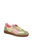 BACK 70 Sneaker ghost verde/rosa GHOST C26-501 SUEDE PINK GREEN 