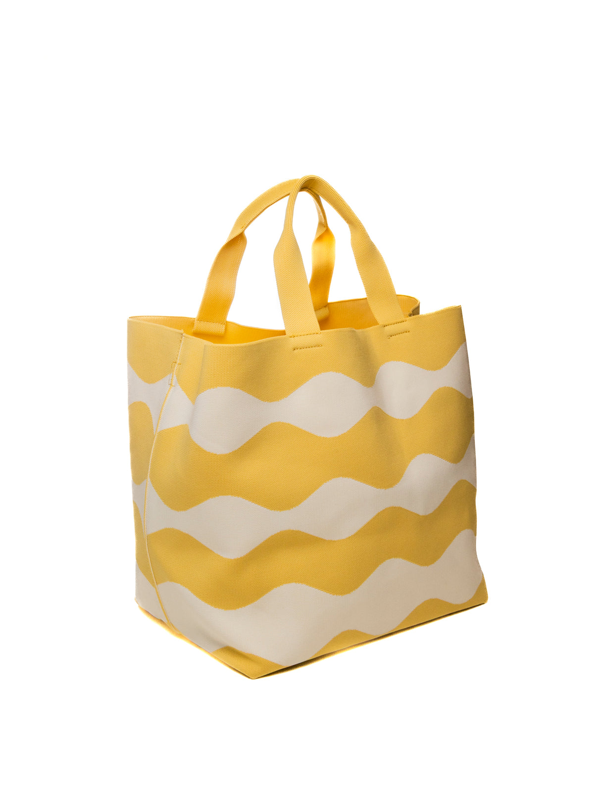 BLAUER borsa a mano bianco/giallo BASKET01 KNITTED-BEI/YELL 