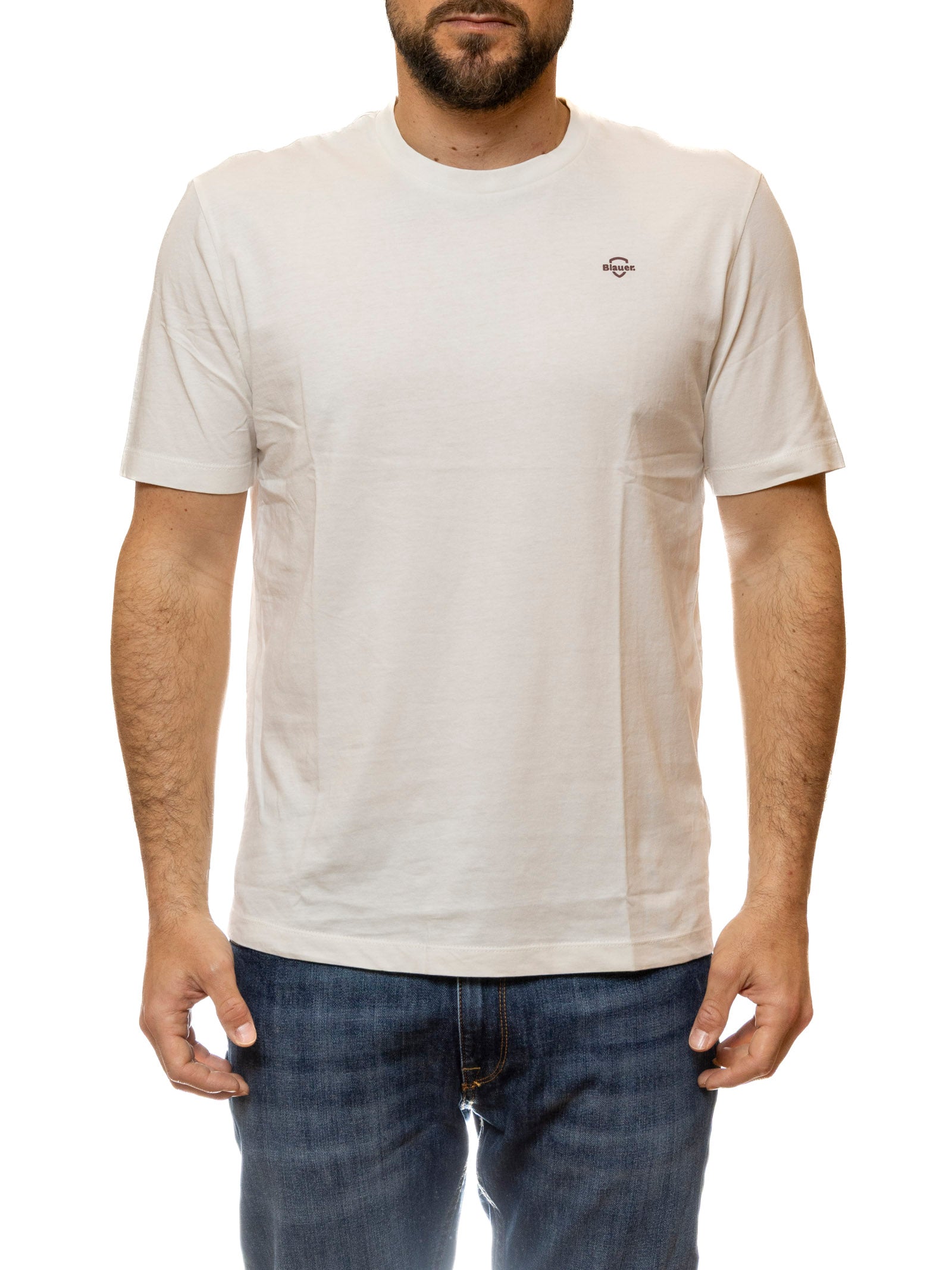 BLAUER t-shirt errol bianca H02300 ERROL-102 
