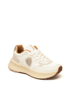 BLAUER Sneaker lynn bianco/oro LYNN01 TESS-CREAM 