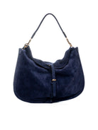 DI LORENZO borsa a spalla lucrezia blu LUCREZIA CAMOSCIO-BLU 