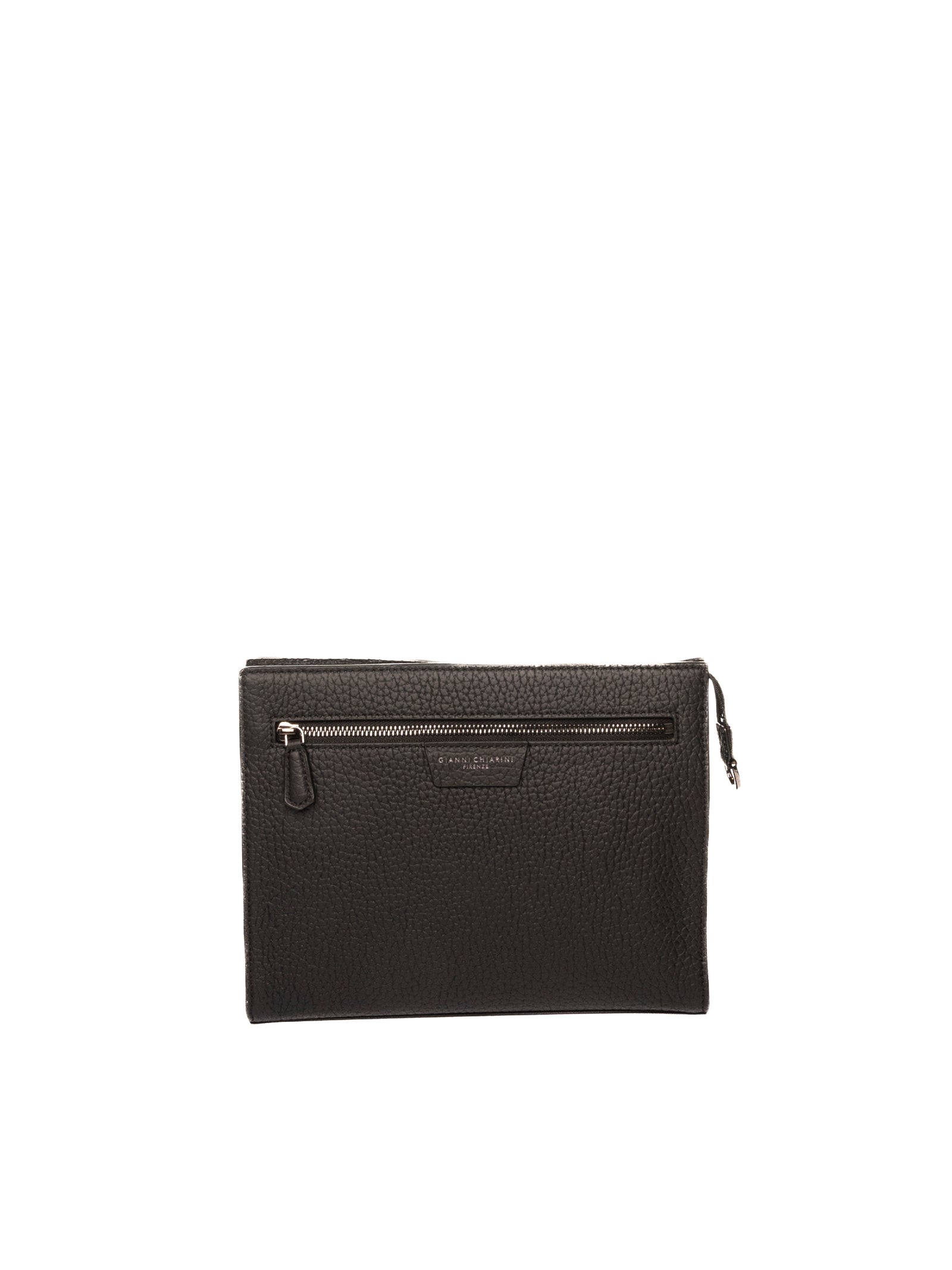 GIANNI CHIARINI borsa a mano pelle nera 18195 GRNCRV-001 