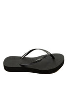 HAVAIANAS infradito slim platform nero 4144537 SLIM FLATFORM-0090 