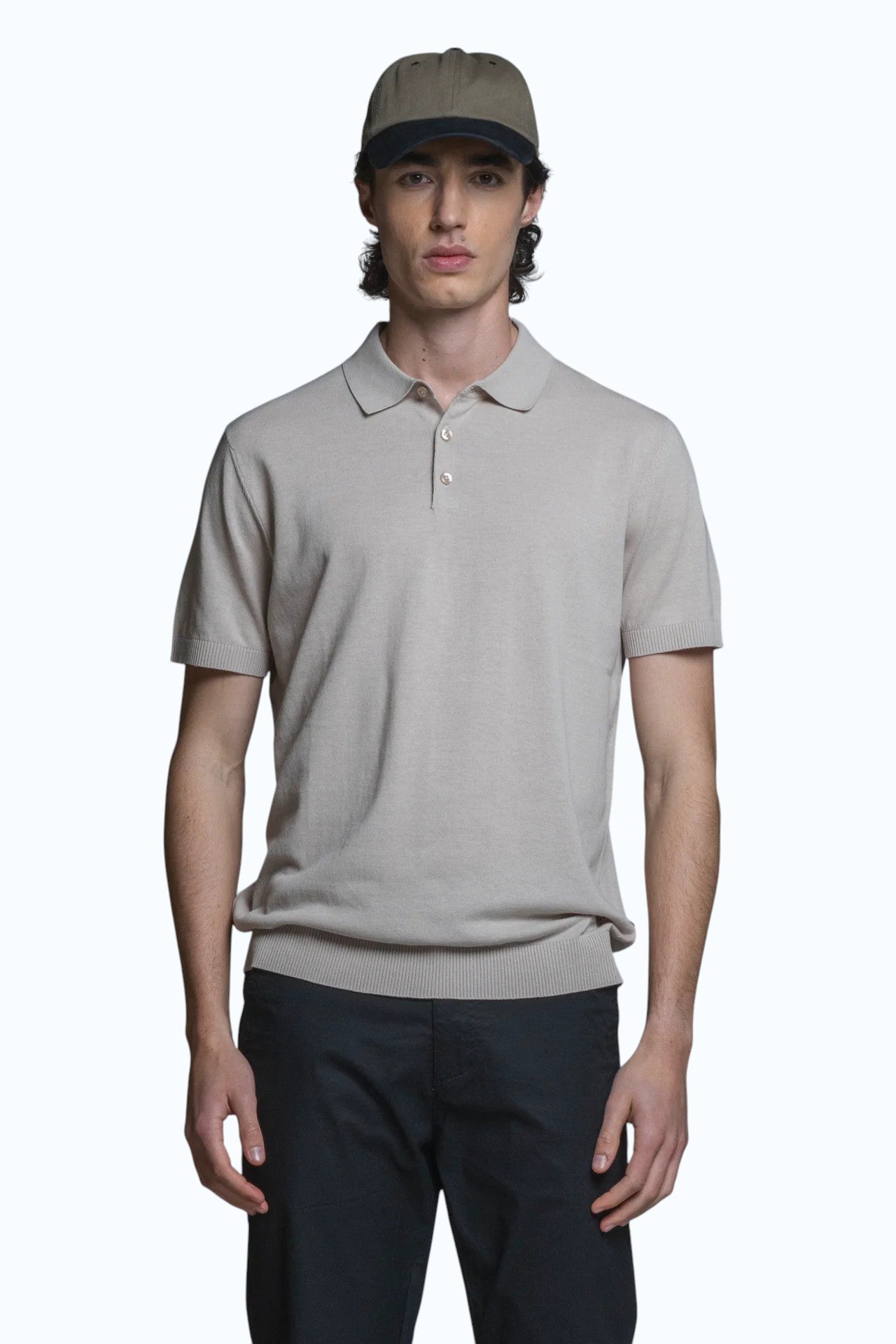 IMPURE polo cotone ecru JOYCE COTONE-C56 