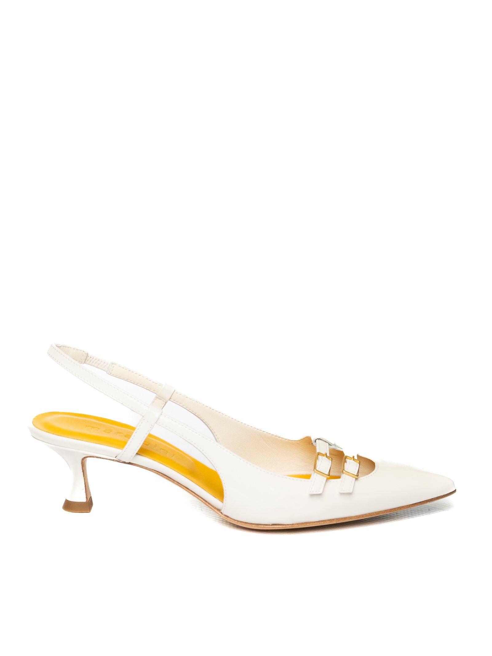 MARA BINI chanel vernice bianco U307 SPLENDOR-PANNA 
