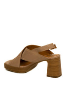 MJUS Sandalo pelle camel N19002 PELLE-6020 