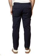 MORE pantalone in cotone blu LINCOLM NYLON-BLU 