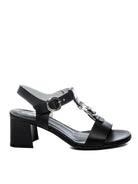 NERO GIARDINI Sandalo pelle nero E615870 TAMIGI-NERO 