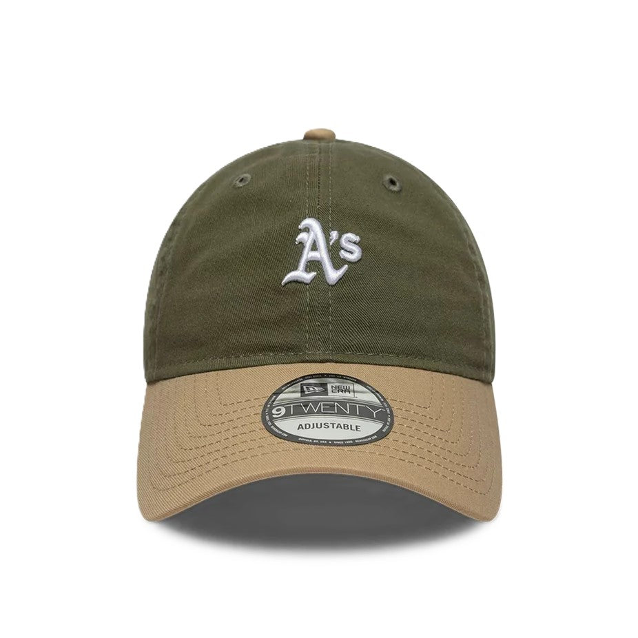 NEW ERA cappello oakland athletics washed verde/stone 60856377 MINI WASCH-GRE/STO 
