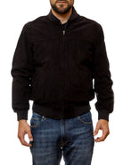 PK BY PASKAL giubbino camoscio blu 003 CAM-BLU 